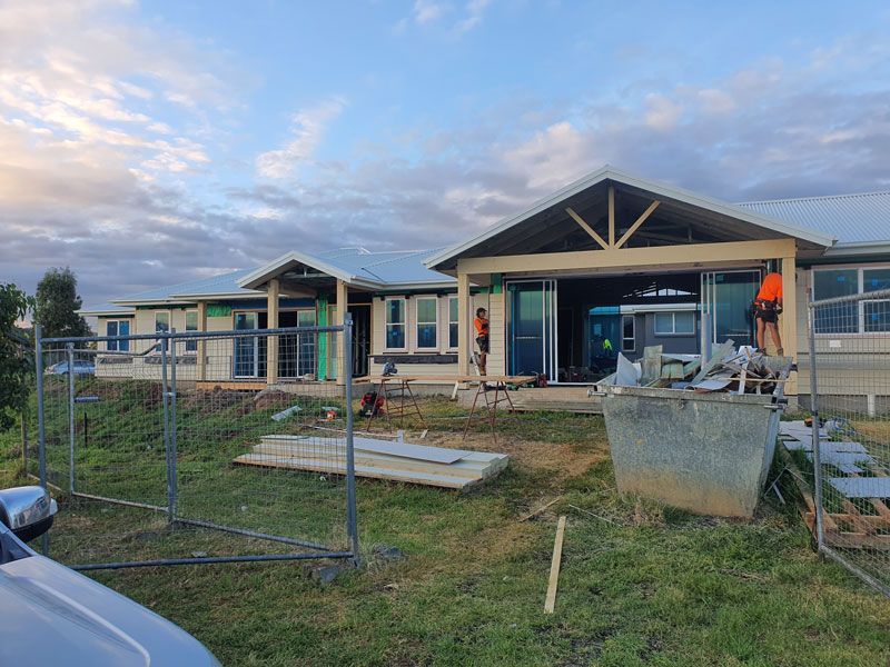 Construction workers doing  their job — Home Builders in Tamworth, NSW
