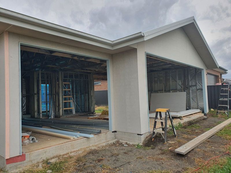 Living room being built — Home Builders in Tamworth, NSW