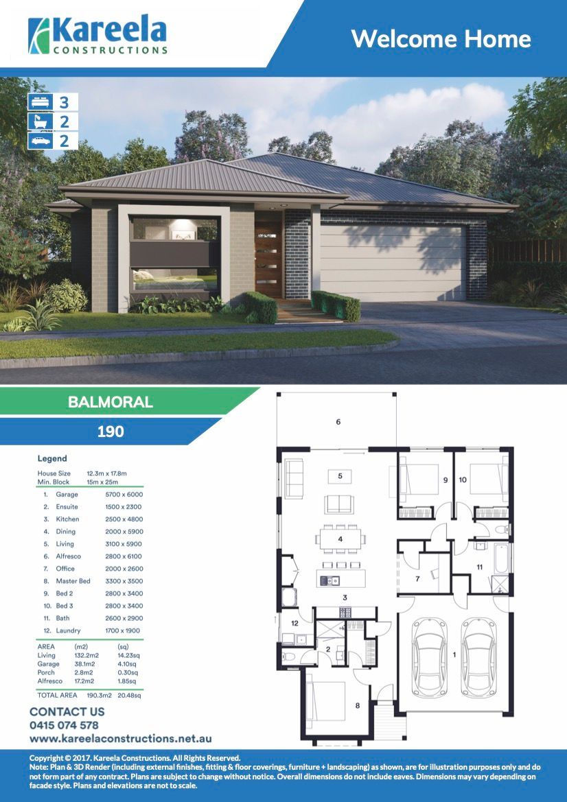 A Brochure for a House That Says Welcome Home — Kareela Constructions In Hillvue, NSW