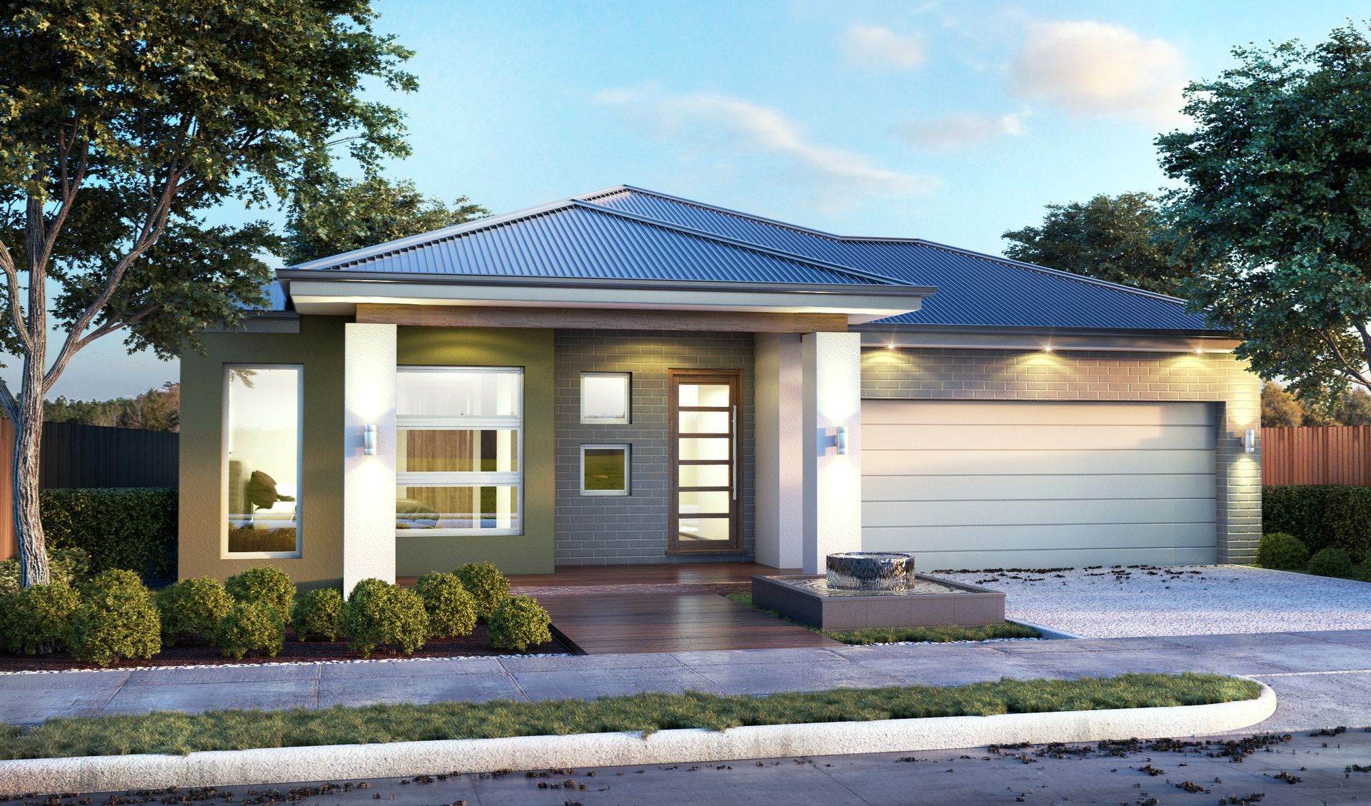 A House With a Blue Roof — Kareela Constructions In Hillvue, NSW