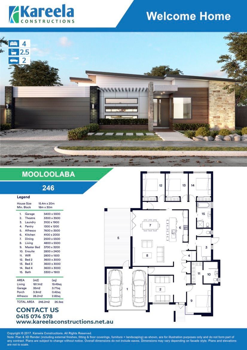 A Floor Plan of a House With Glass Window — Kareela Constructions In Hillvue, NSW