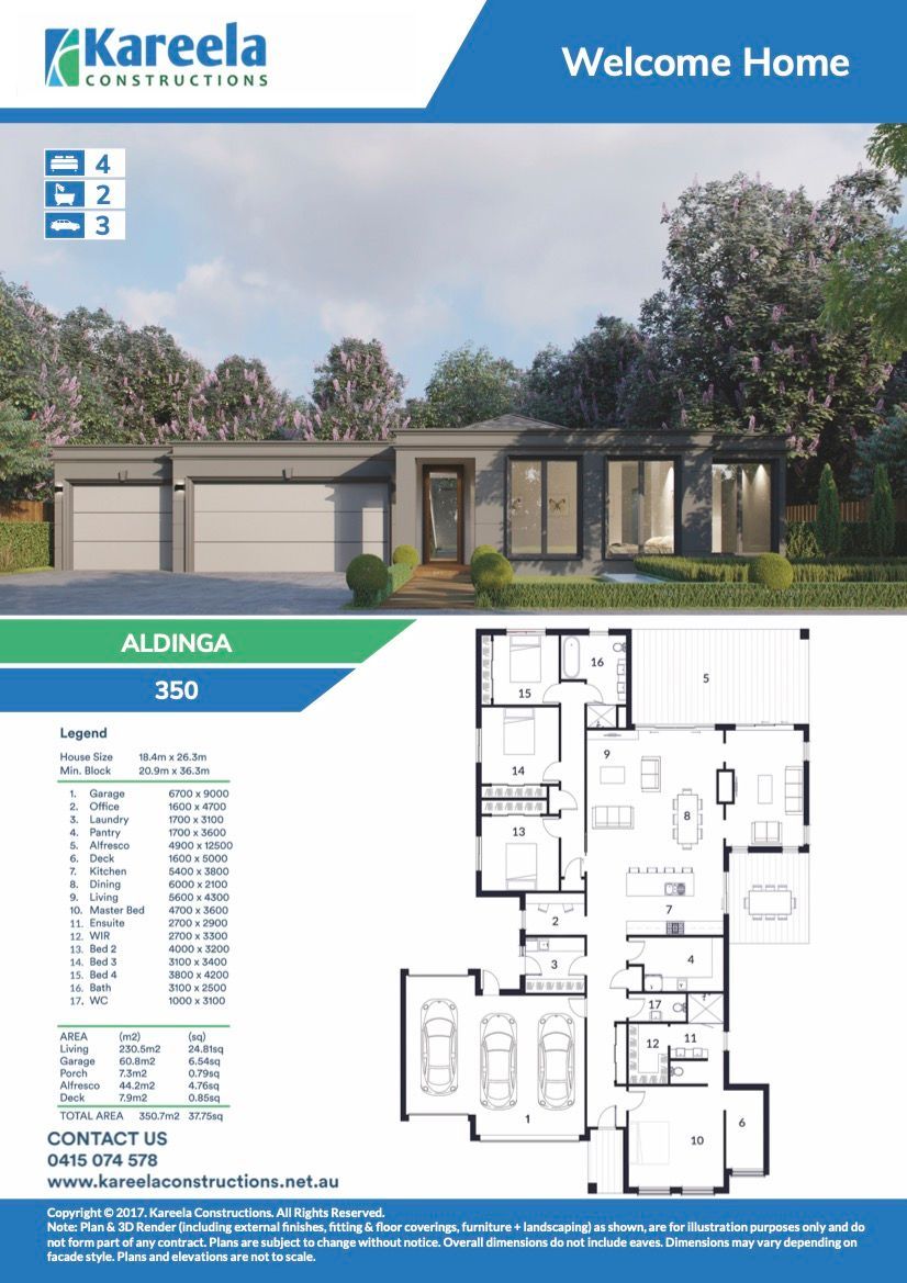 A Brochure for a House With One Door and Three Glass Windows — Kareela Constructions In Hillvue, NSW