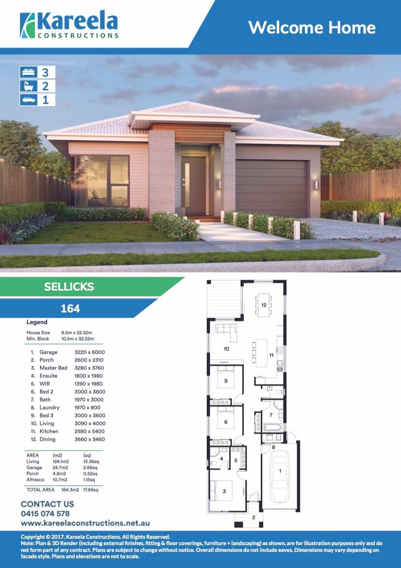 A Brochure With a Picture of a House With Small Backyard — Kareela Constructions In Hillvue, NSW