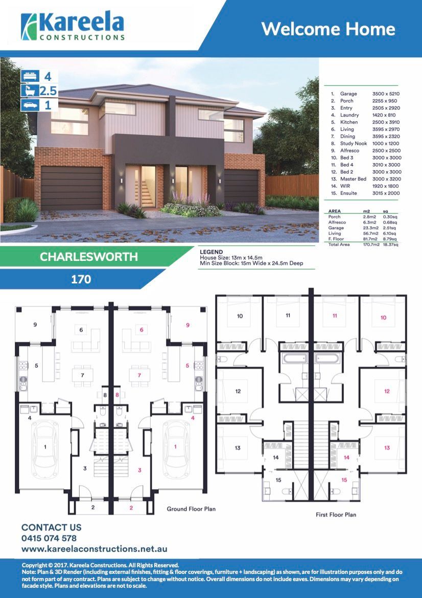 A Floor Plan of a House With the Words Welcome Home on It — Kareela Constructions In Hillvue, NSW