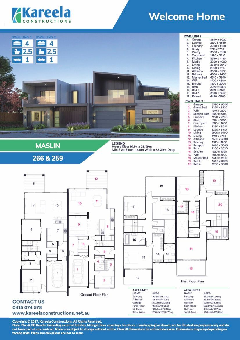A Floor Plan of a House With Sliding Glass Door — Kareela Constructions In Hillvue, NSW