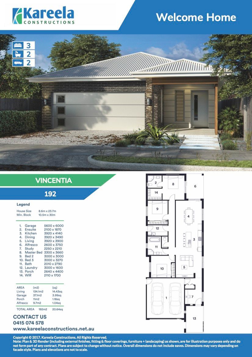 A Brochure for a White Small House — Kareela Constructions In Hillvue, NSW