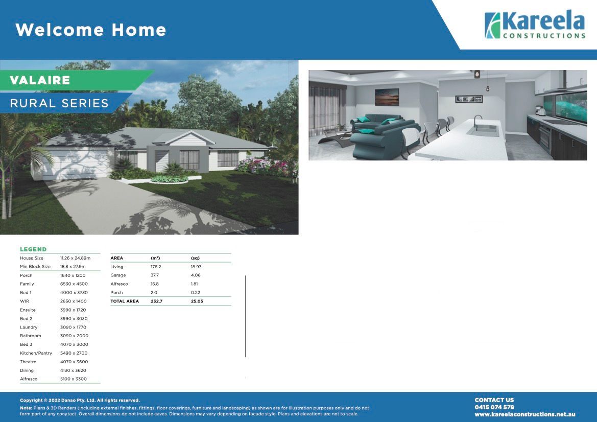 A Brochure for a House With Design Inside — Kareela Constructions In Hillvue, NSW