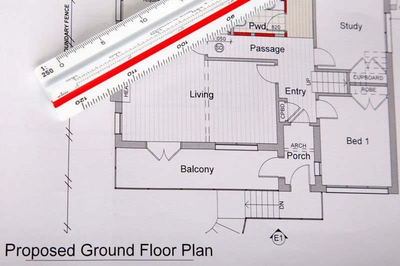 Proposed ground floor plan — Home Builders in Tamworth, NSW