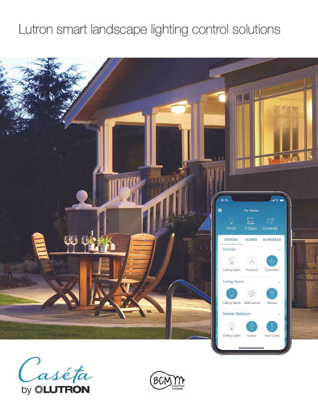 Landscape Lighting - A brochure for lutron smart landscape lighting control solutions