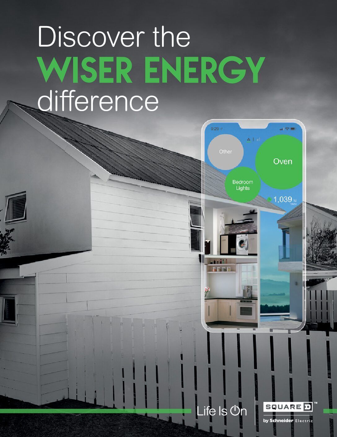 A poster that says discover the wiser energy difference