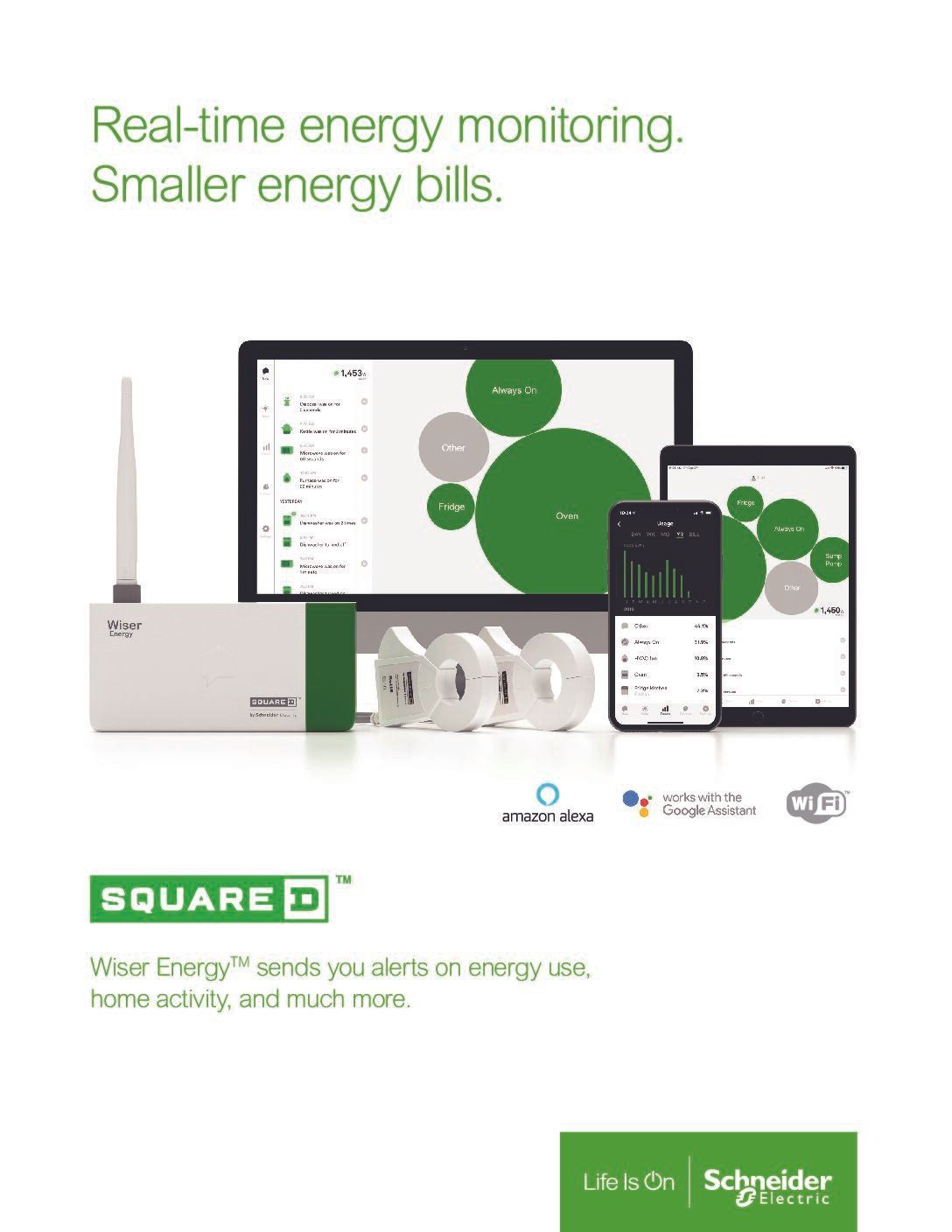 A brochure for real-time energy monitoring , smaller energy bills.