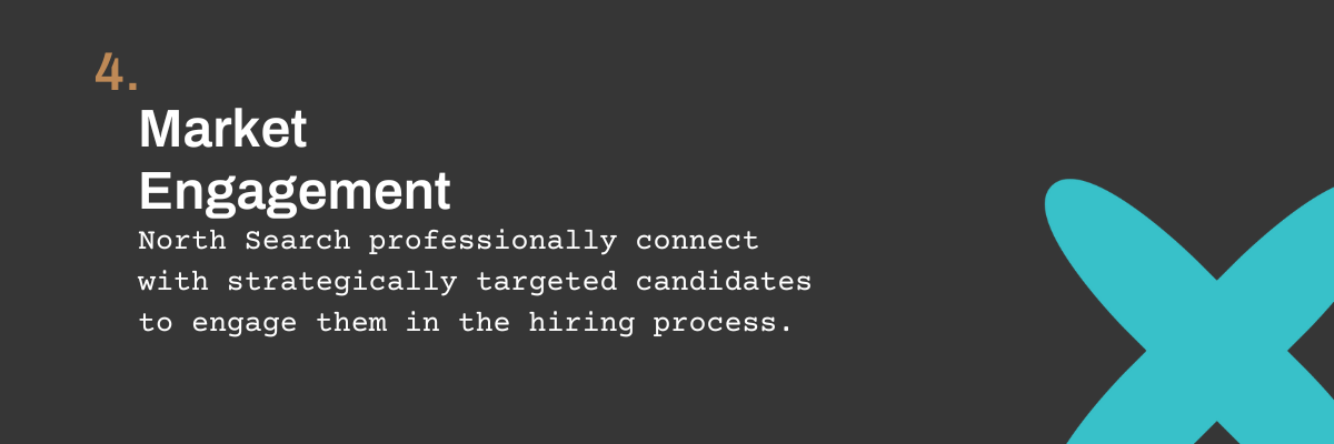 North Search professionally connects with strategically targeted candidates to engage them in the detailed hiring process. These candidates usually operate within niche and technical positions or sit at the c-suite or board level in leading organisations.