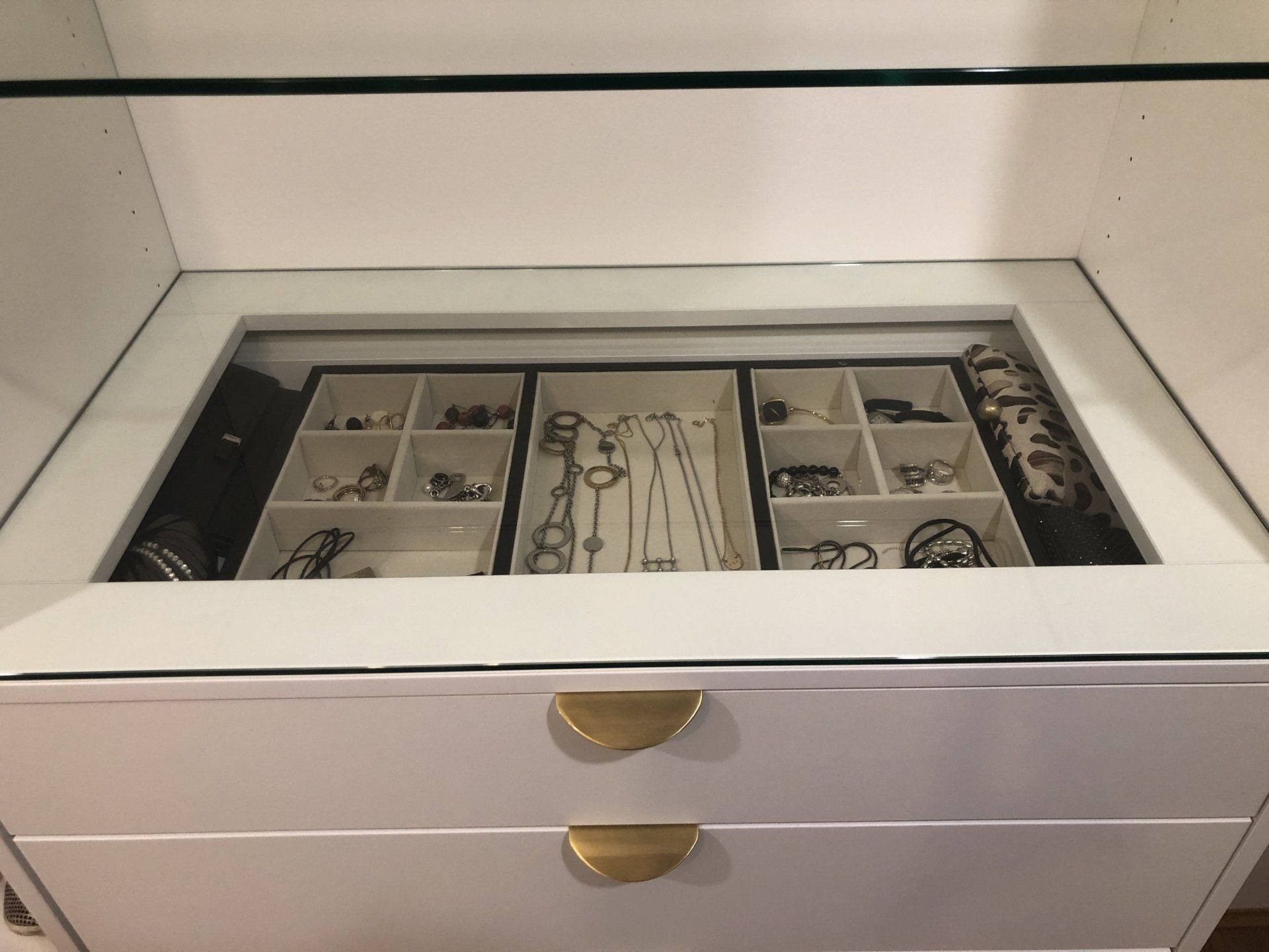 Jewellery Drawer Display Shelf