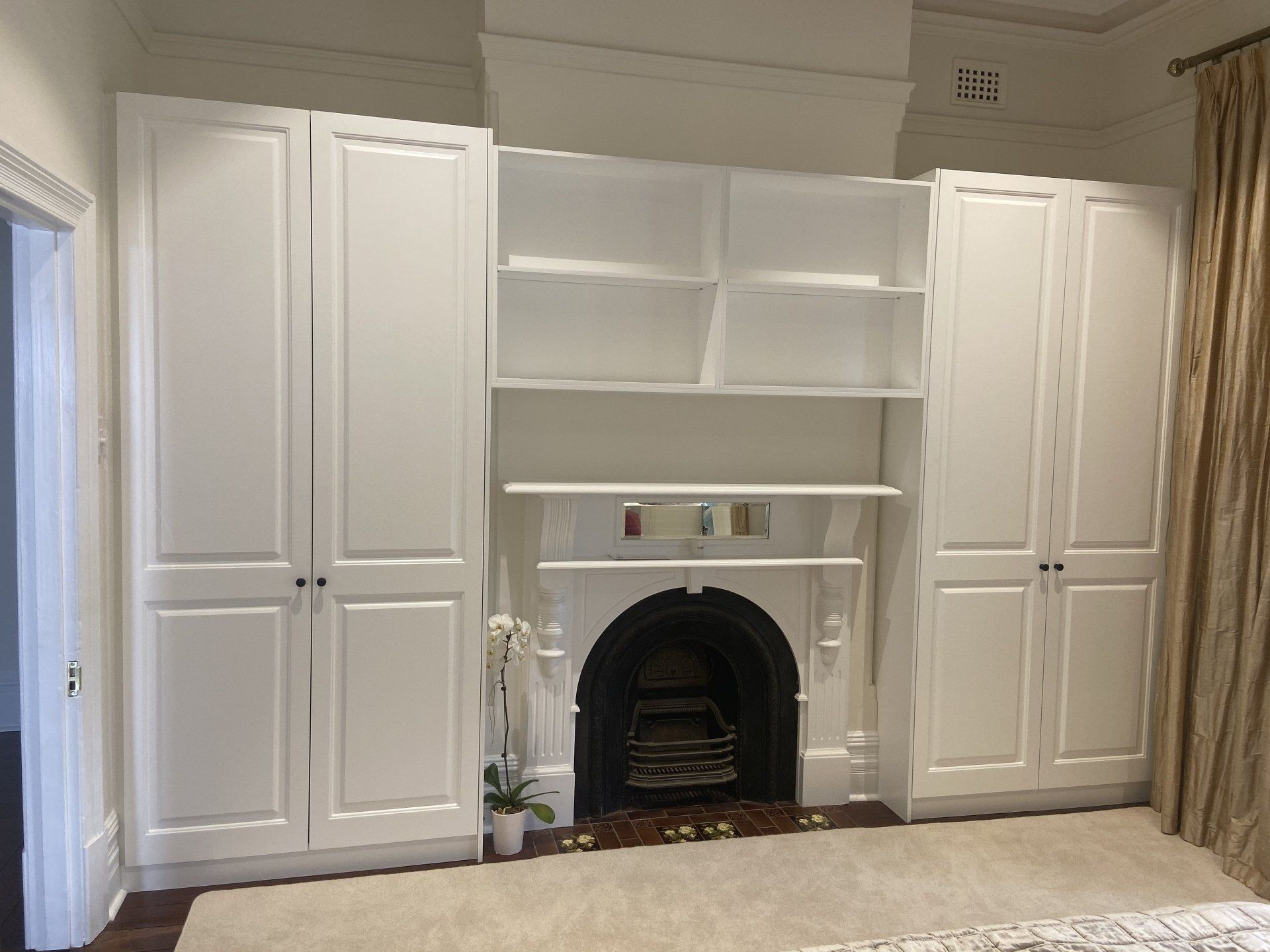 Painted Routed Hinged Wardrobe Doors Perth