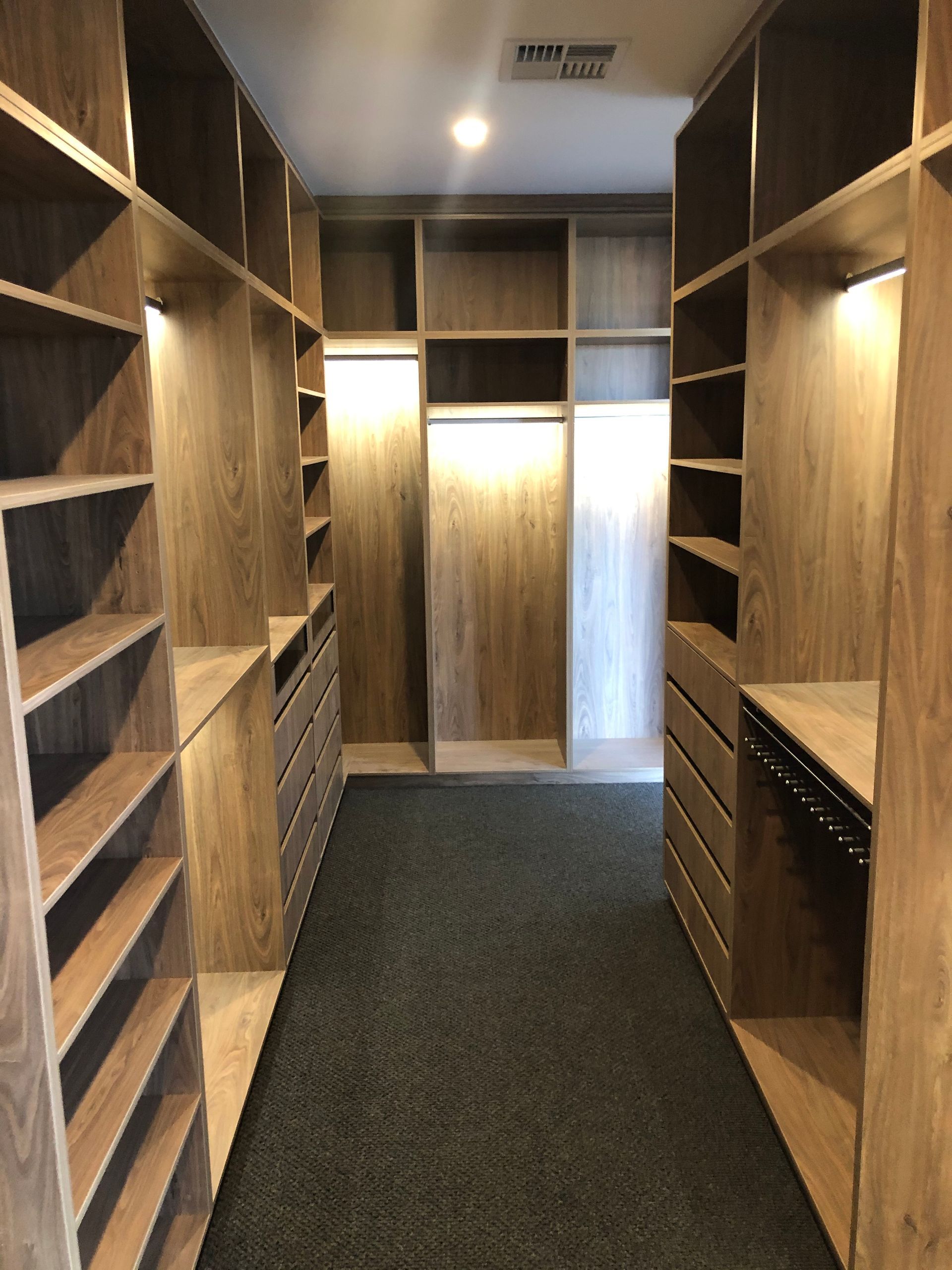 Custom Walk In Wardrobes.