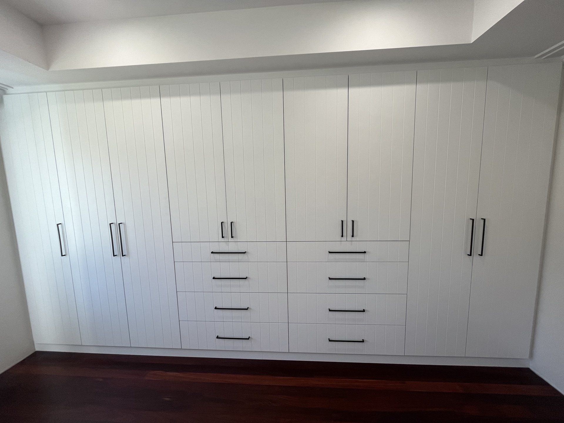 Vee Grooved Wardrobe Hinged Doors