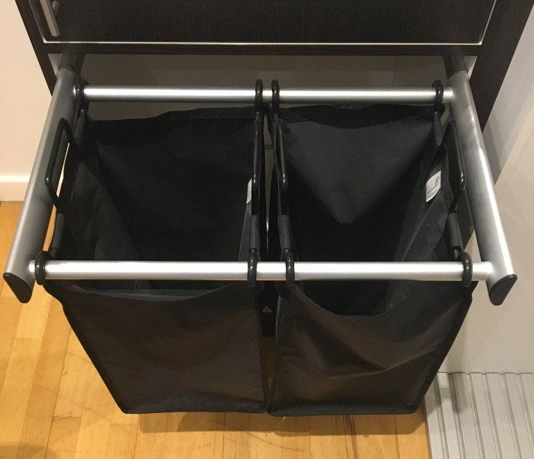 Wardrobe Pullout Laundry Hamper Perth