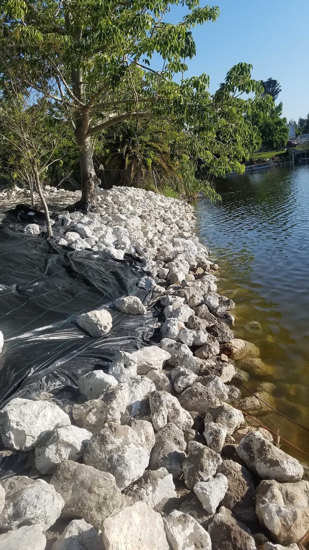 Rip Rap — Alva, FL — Campions Landscaping & Grading, Inc.