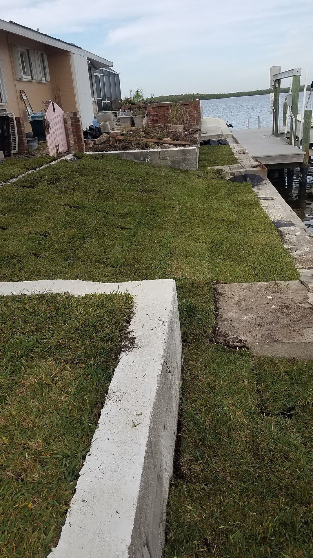 Backyard Lawn — Alva, FL — Campions Landscaping & Grading, Inc.