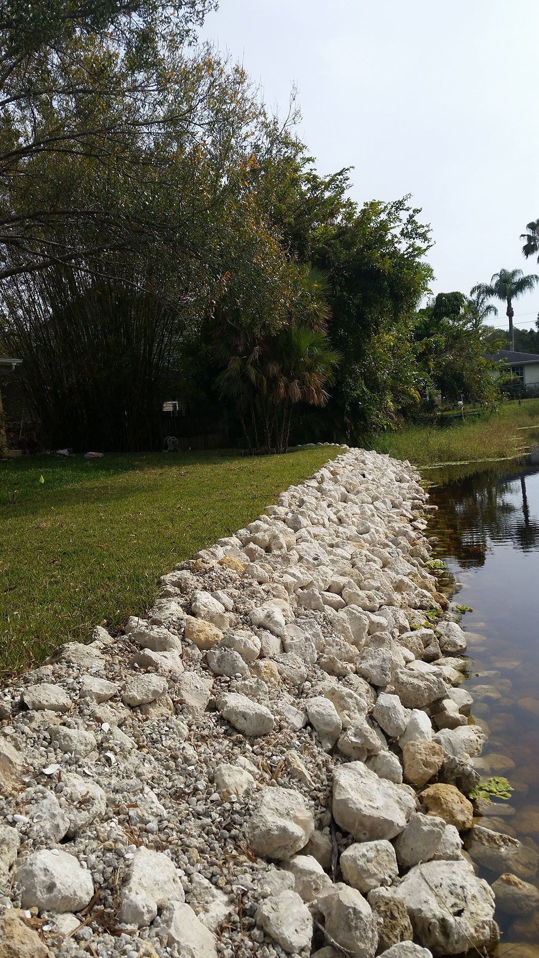 Commercial Rip Rap — Alva, FL — Campions Landscaping & Grading, Inc.