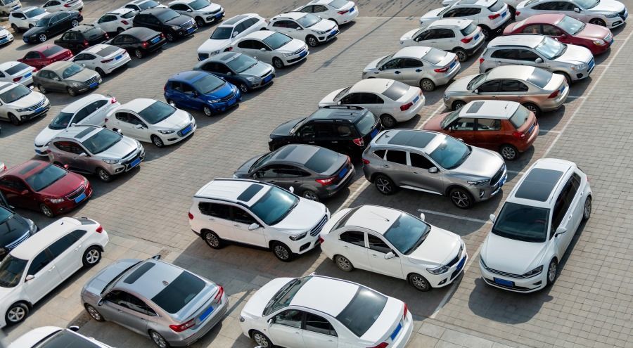 A Lot of Cars Are Parked in a Parking Lot — N & R Automotive Group in Maryborough, QLD