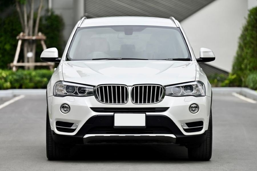 A White Bmw X3 is Parked in a Parking Lot — N & R Automotive Group in Bundaberg, QLD