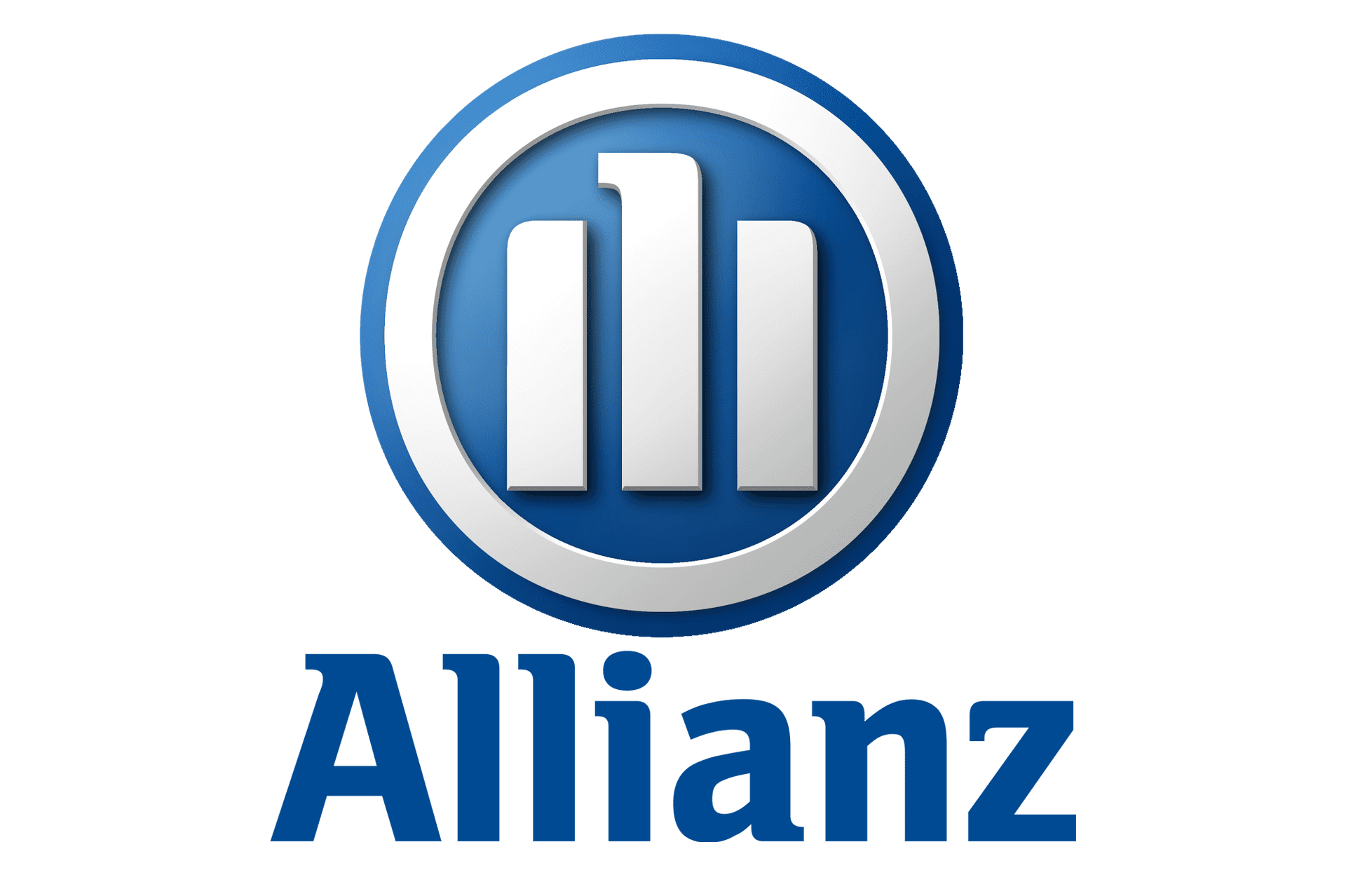 The Allianz logo, consisting of a white stylized eagle symbol inside a blue circle above the word 