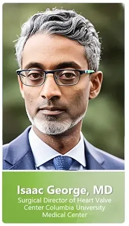 A man with glasses and a beard is wearing a suit and tie.