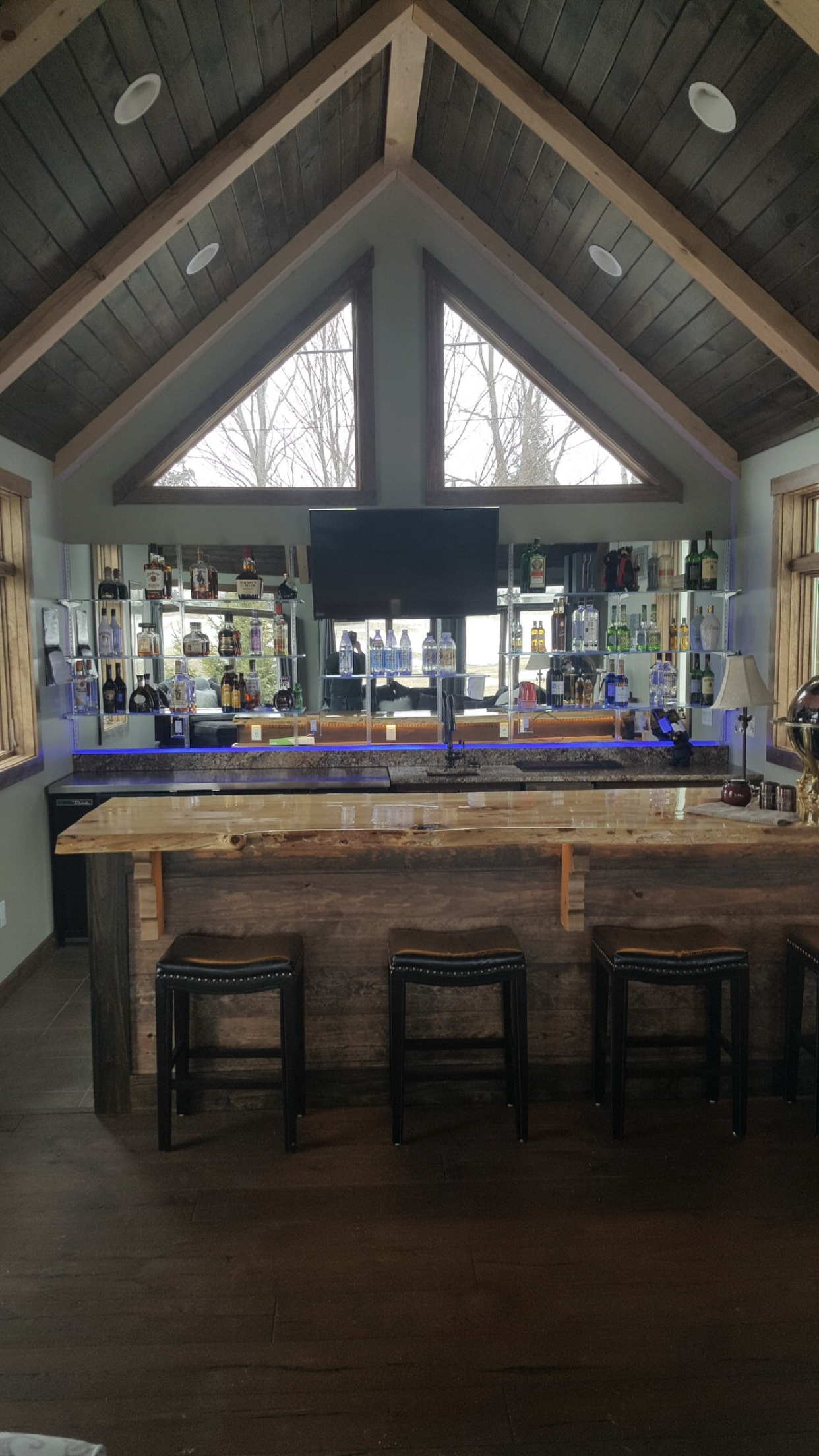 Vermont Residence Bar Interior Finished