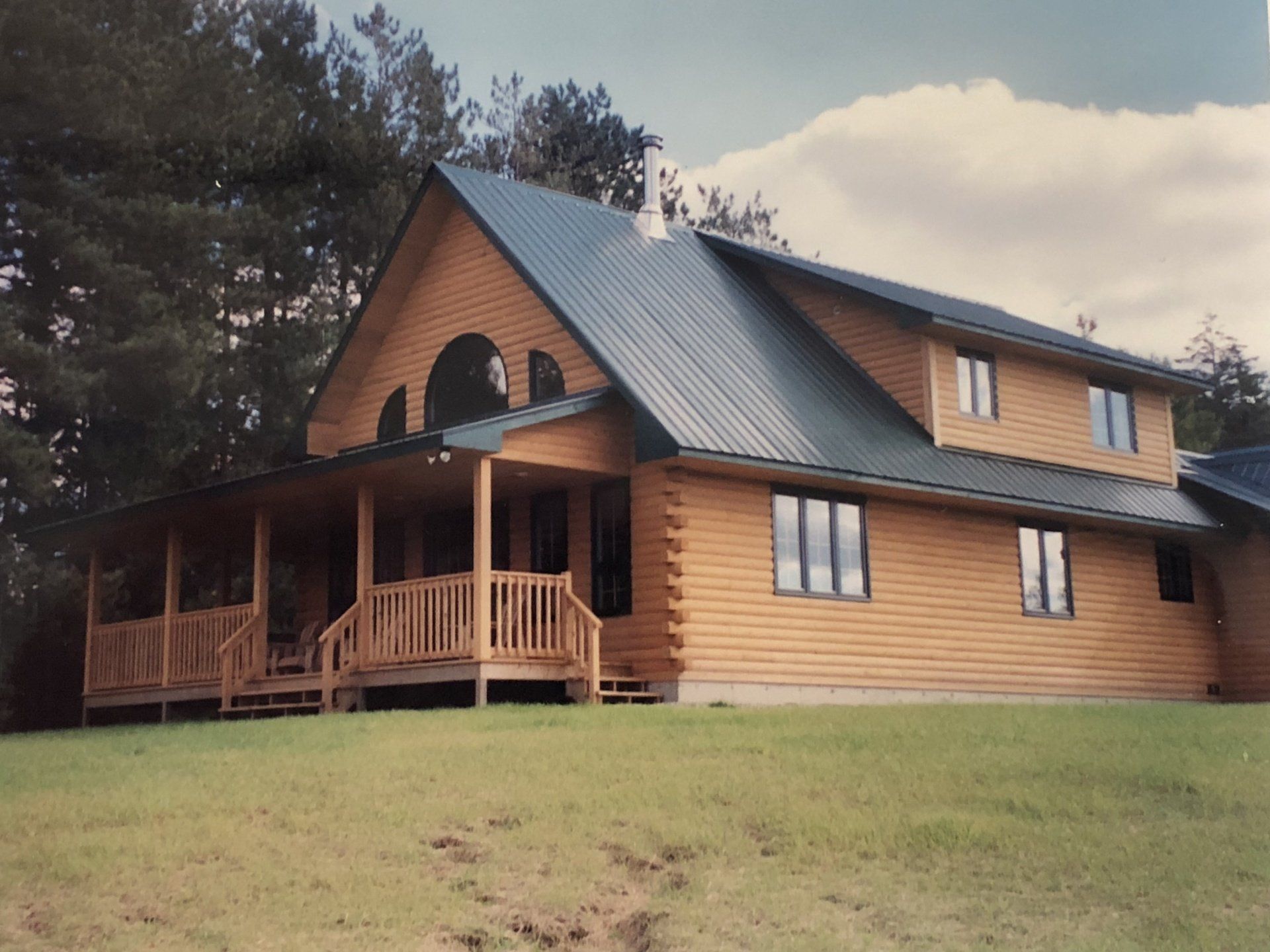 Vermont Residence Log House Kingdom Construction