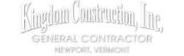 Logo for Kingdom Construction, Inc., General Contractor, Newport, Vermont