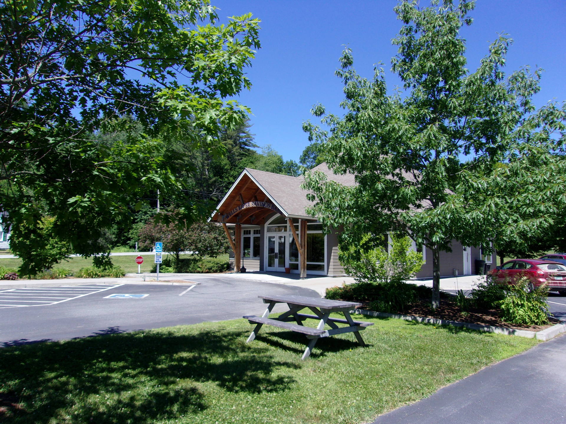 Wells River Savings Bank Winter Exterior Finished Construction