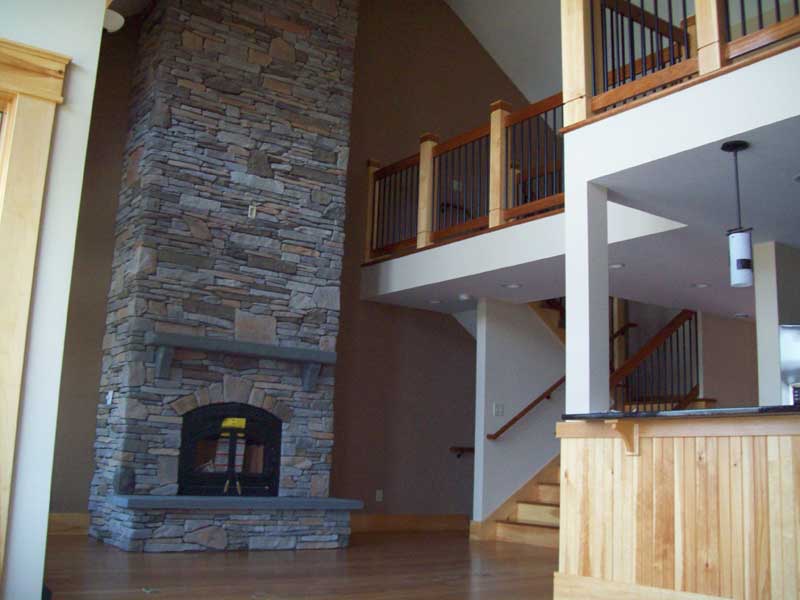 Bear Path Condominiums Interior Stone Fire Place
