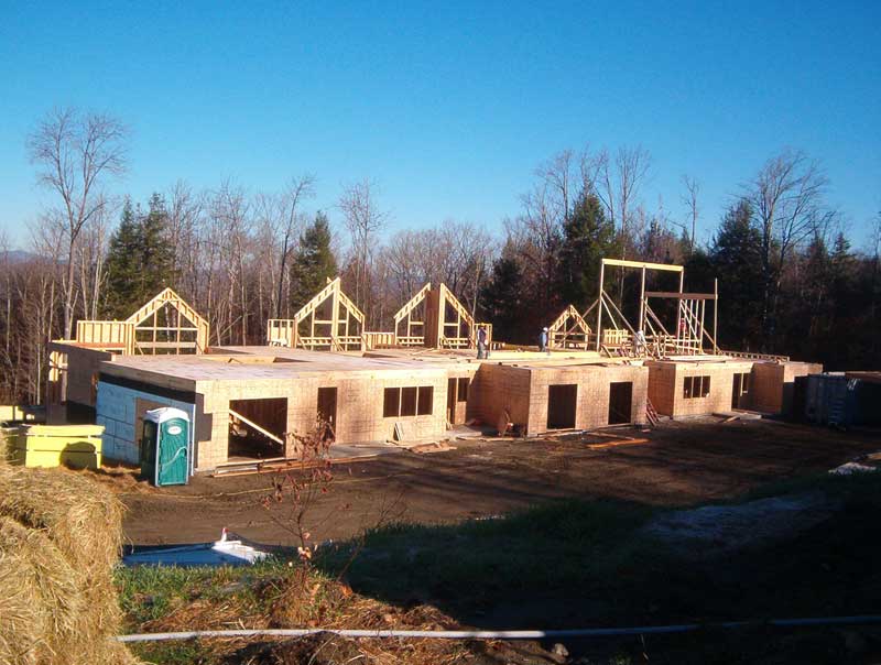 Bear Path Condominiums During Construction