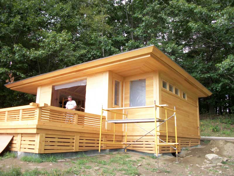 Karme Choling Progress Shot Exterior Construction