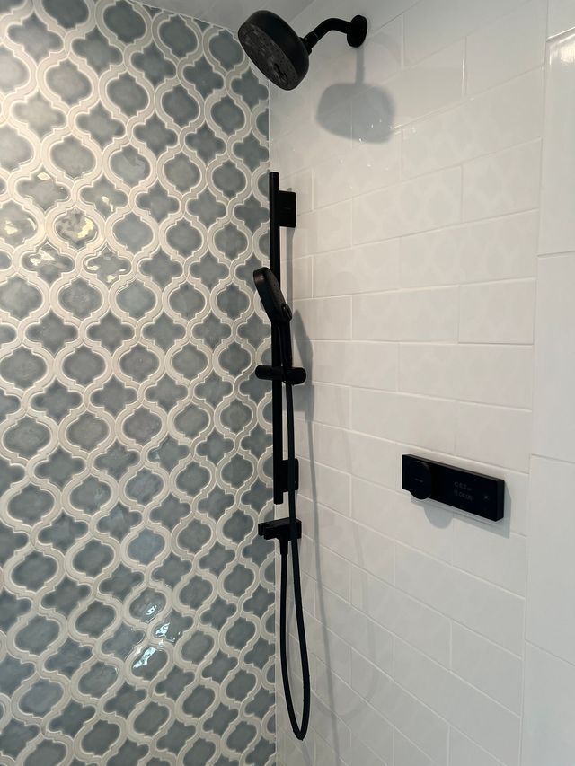 Shower part of client's bathroom - Mendon, MA | American Bath Works