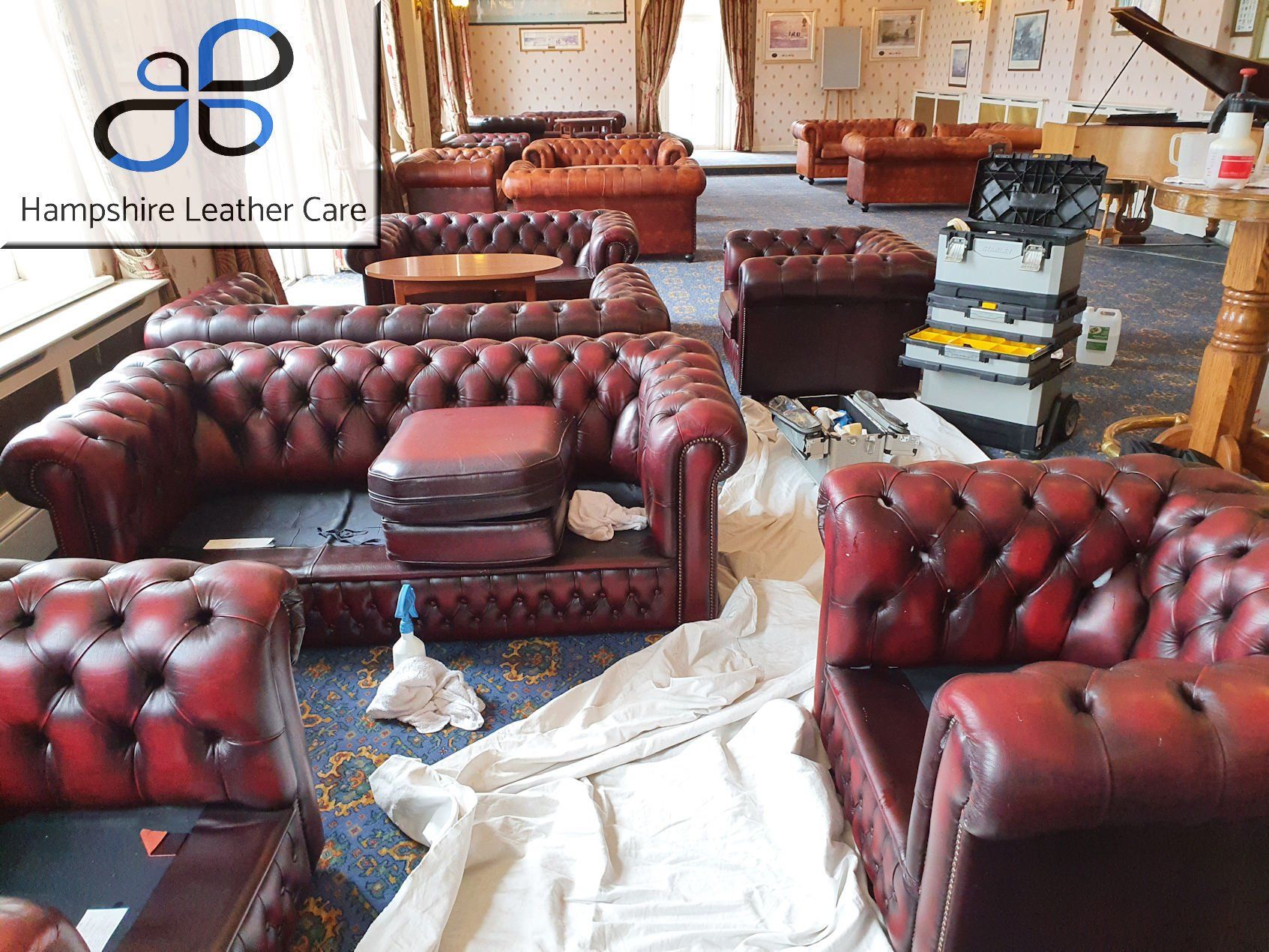 Leather Chesterfield Cleaning and Nourishment
