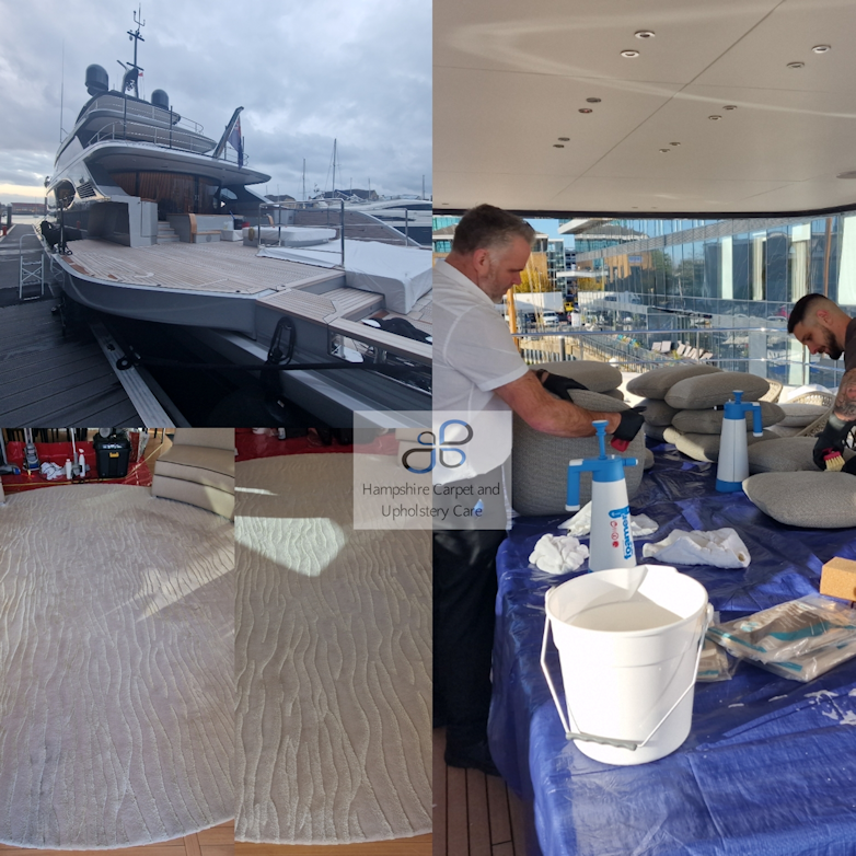 Yacht and Boat Upholstery and Carpet Cleaning
