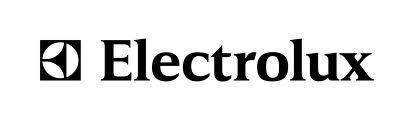 A black and white electrolux logo on a white background.