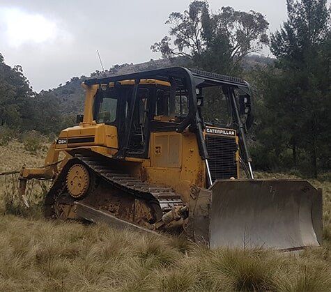 Earthmoving Truck At The Forest — C & E Earthmoving in Moss Vale, NSW