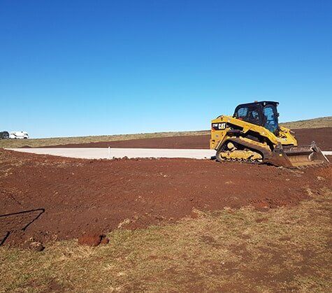 View Of Land Clearing — C & E Earthmoving in Moss Vale, NSW