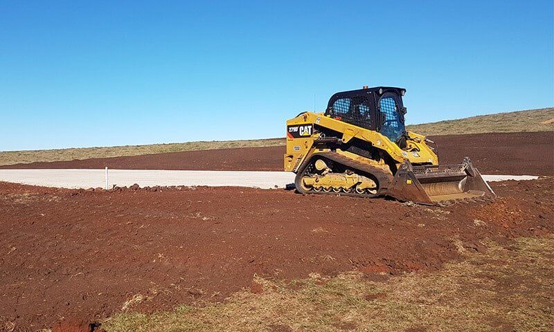 Land, Blue Sky Background — C & E Earthmoving in Moss Vale, NSW