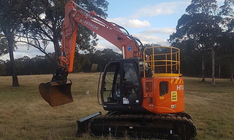 Mini Excavator — C & E Earthmoving in Moss Vale, NSW