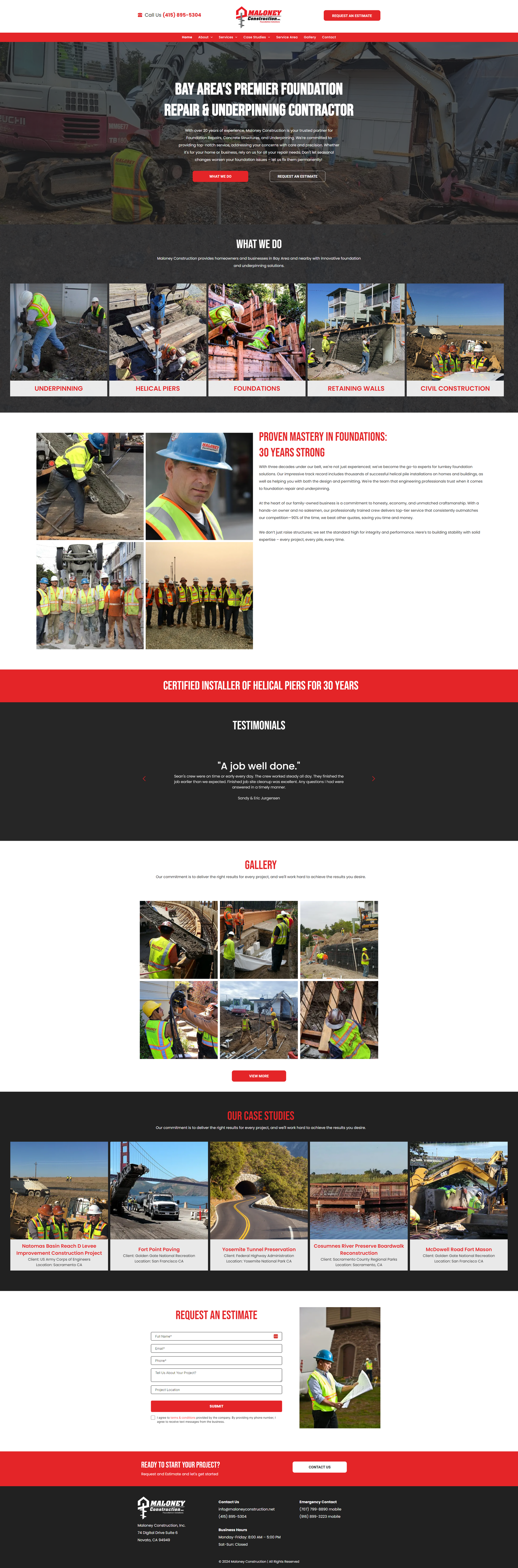 A screenshot of a website with a lot of pictures on it.