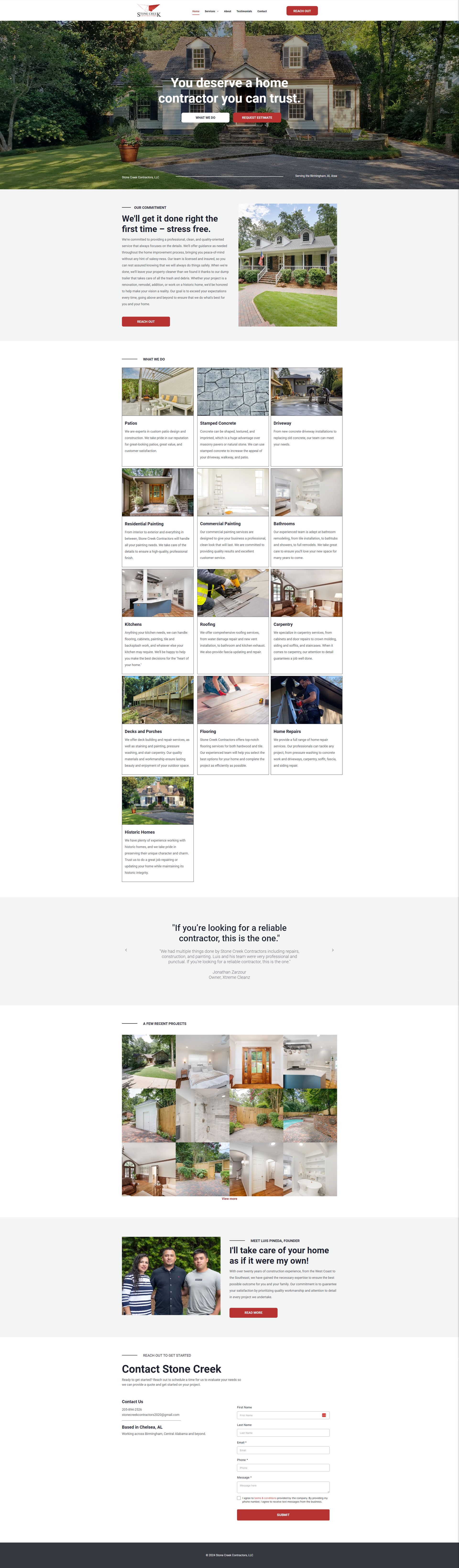 A screenshot of a website showing a house for sale.