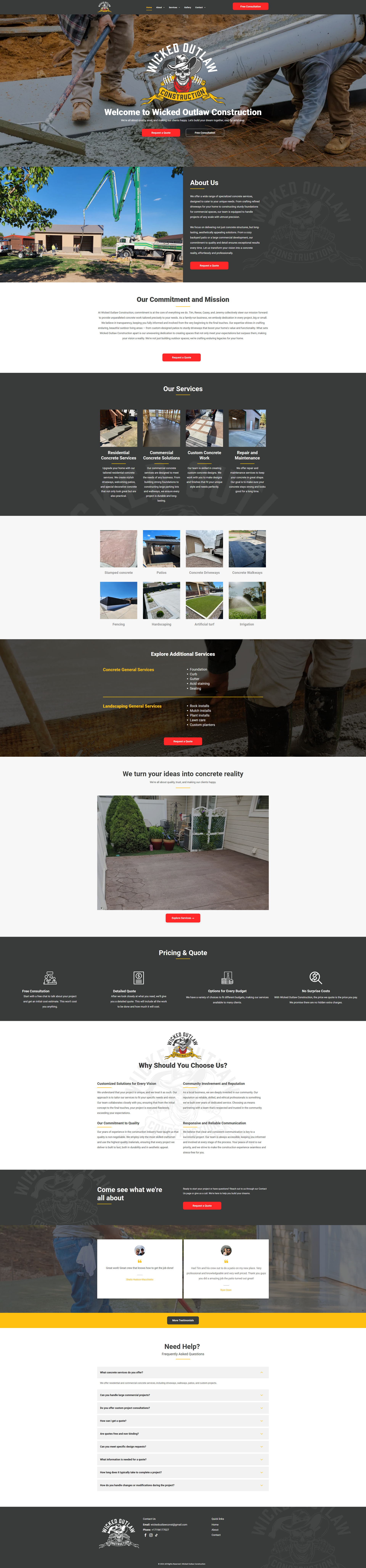A screenshot of a website with a lot of different images on it.