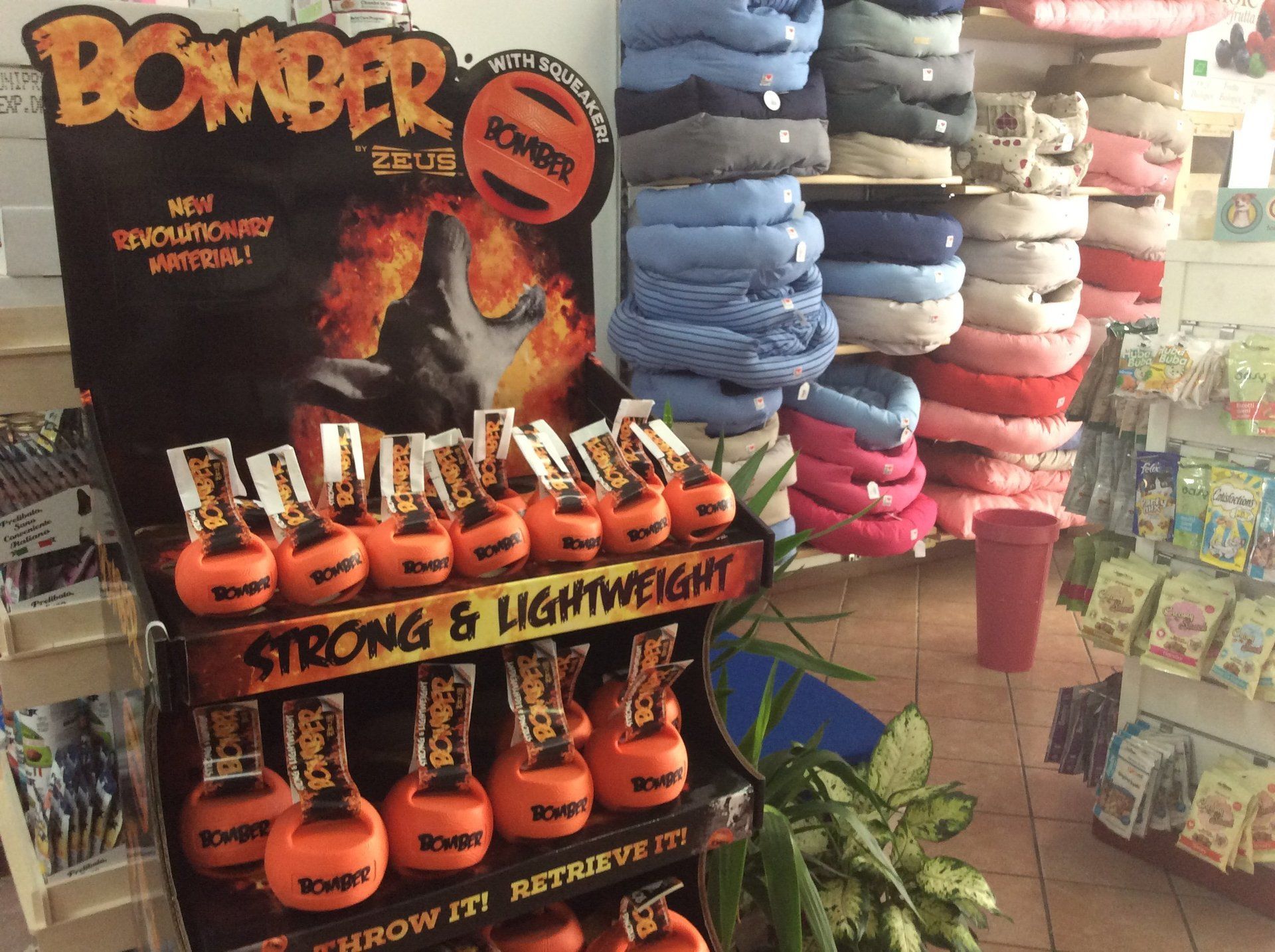 Cucce e giochi per cani