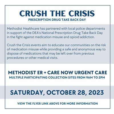 Flyer for Methodist Healthcare’s 