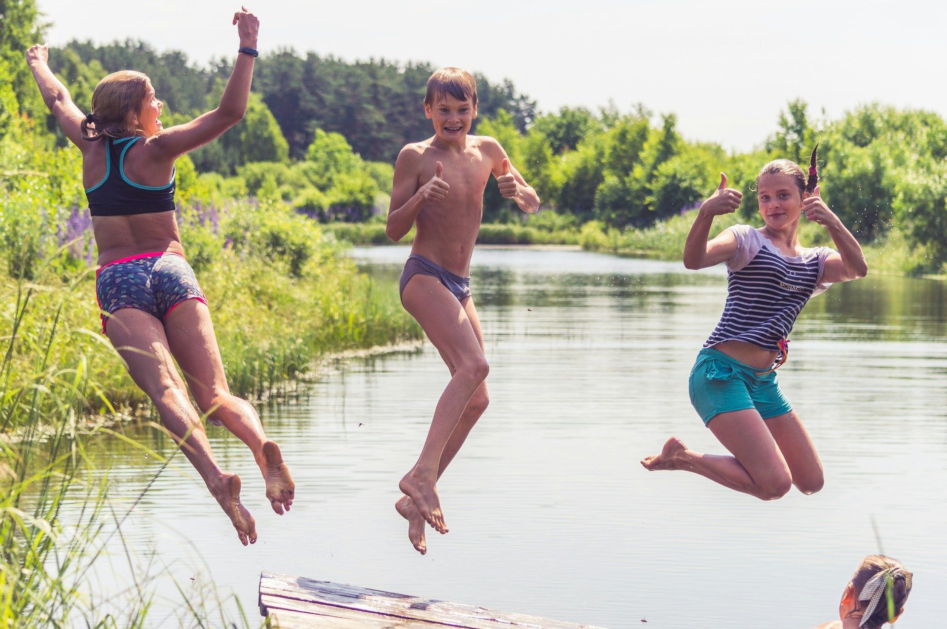 kids at summer camp