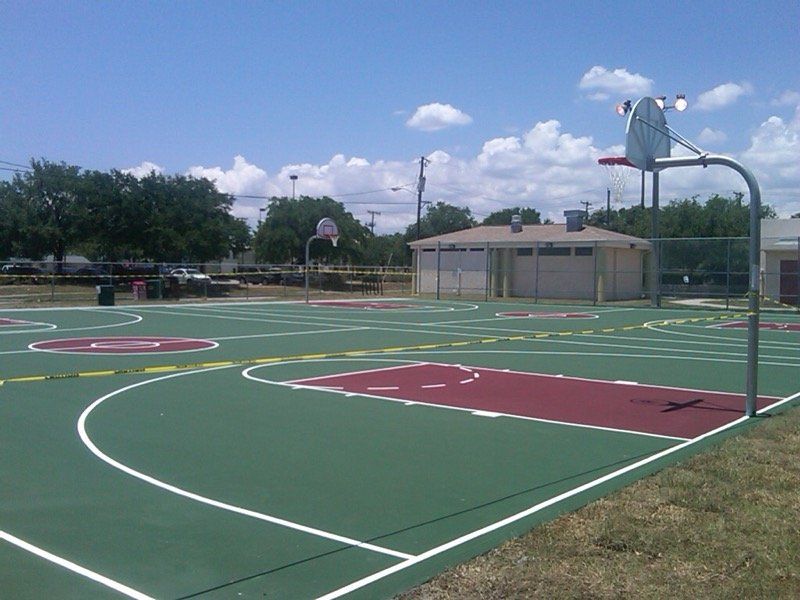 Green Basketball Court — Tampa, FL — George Gsolar & Co.